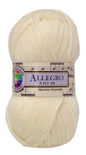 Load image into Gallery viewer, Ball of Allegro 8 ply yarn with label on.