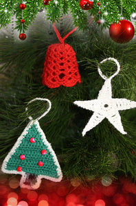 Crocheted Christmas Decorations | Design P109