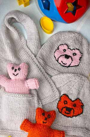 Teddy Hat and Scarf Set | Design P196