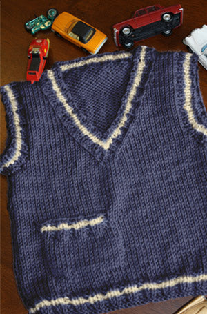 Simple Childs Vest | Design P202