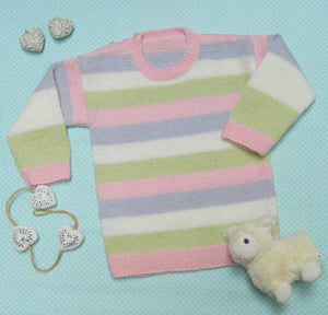 Baby/Toddler Striped Jumper | Design P290