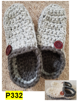 Crochet Slippers | Design P332