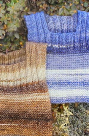 Garter stitch vest sale