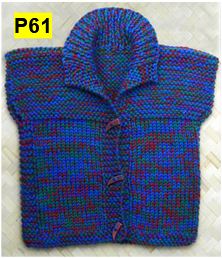Toddler's Sleeveless Vest | Design P61